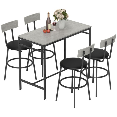 Homcom set tavolo - set, 4