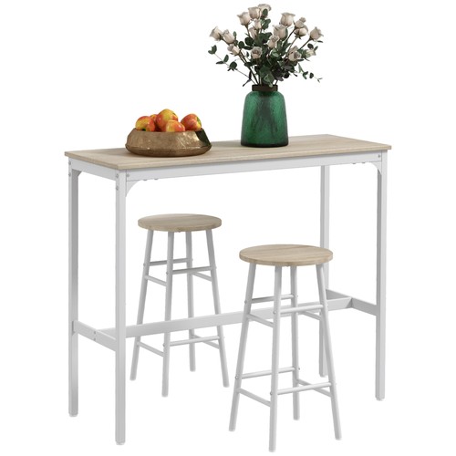 Homcom set tavolo alto 2 - tavolo,